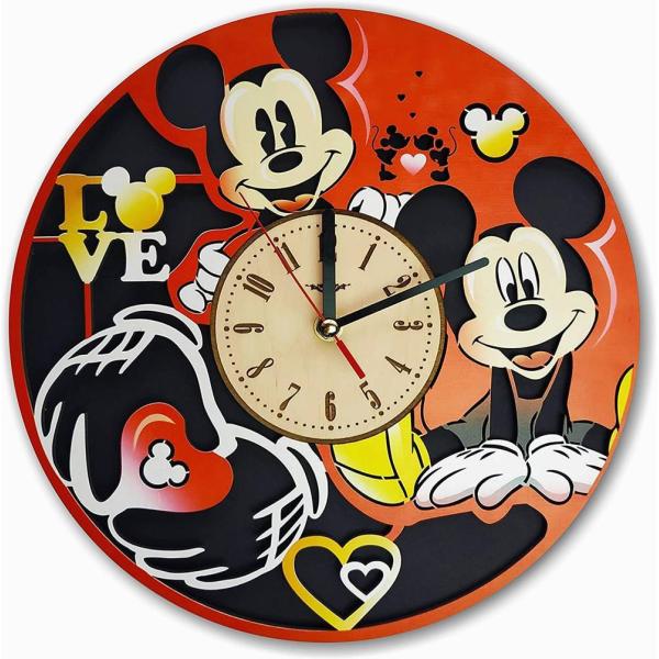 EHgfBYj[|v ~bL[|v EI[NbN Ǌ| v 킢v Ebh Walt Disney Wall Clock Mickey Mouse ~bL[}EX