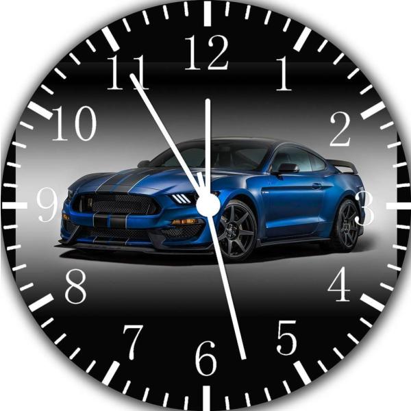 }X^Ov X|[cJ[|v EI[NbN Ǌ|v Mustang Car Frameless Borderless Wall Clock A[gv OԎv