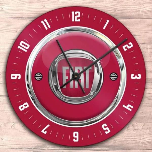 美品　レアな　FIAT barchetta 掛時計 ウォールクロック 美品レアなFIAT barchetta 掛時計 ウォールクロック