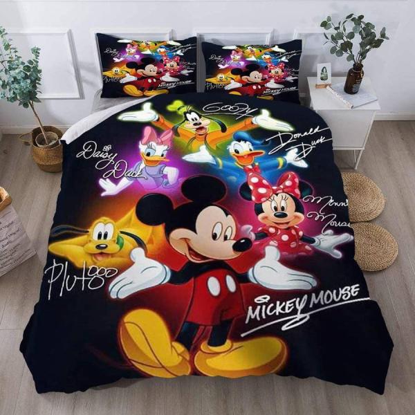 ディズニー布団カバーセット 布団カバー ピロカバー ミッキー ミニー Disney Bedding Duvet Covers Qulit Sets  枕カバー 寝具 ディズニー寝具カバーセット