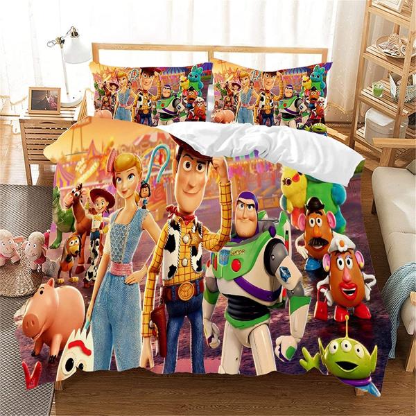 トイストーリー　未使用　MIKIHOUSE ベビー布団カバー4点セット 布団カバー3点セット シングル トイストーリー ディズニー 敷布団