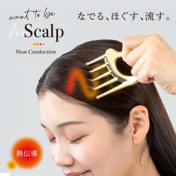 頭皮 マッサージ 頭皮マッサージ器 頭皮ケア 頭皮ブラシ グッズ スカルプブラシ ケア カッサ リンパ WTB 熱伝導 かっさ スカルプ 爆買