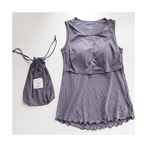 Gelato Pique ジェラートピケ ドット授乳トップス巾着セット