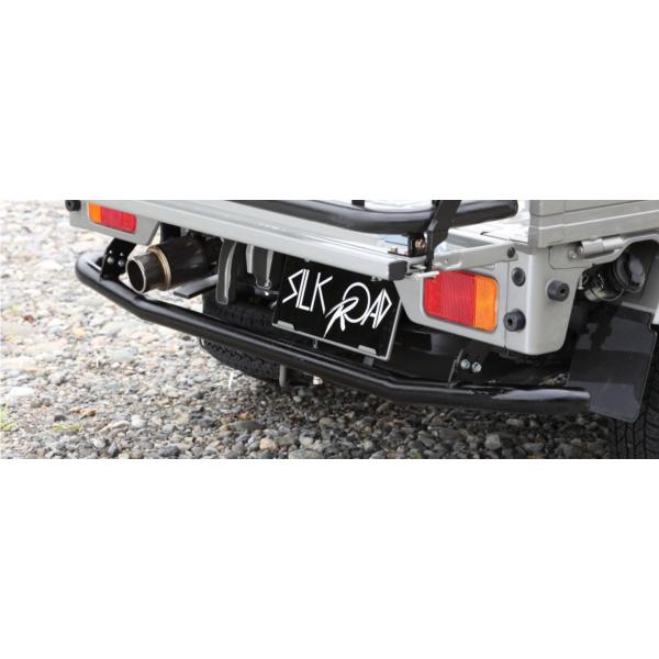 キャリイ/スーパーキャリイ DA16T タイタン50 バンパーガード リア 50.8Φアルスター 未塗装品 シルクロード 受注生産３週間前後