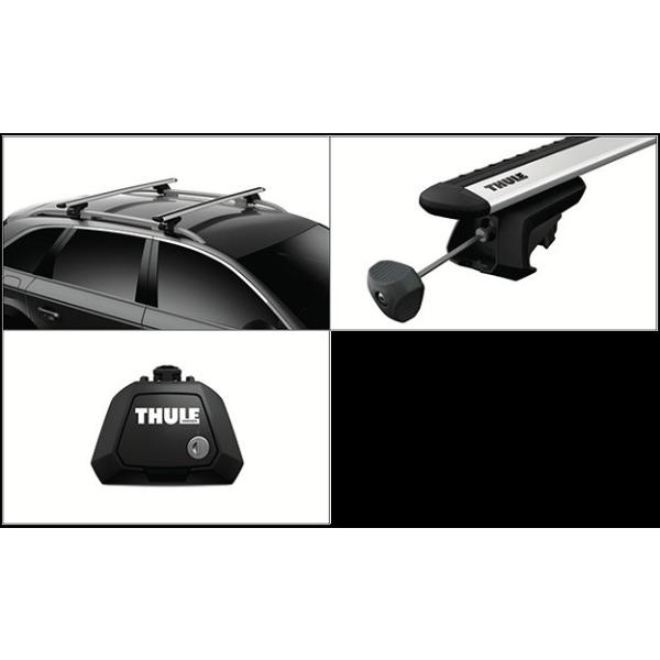THULE �X�[���[ �G�A�g���b�N �X�|�[�c�M�A�܂� CU2W CU4W H13/6�`H17/10 ���[�t���[���t�ԗp 7104 7112 �x�[�X�L�����A �E�C���o�[EVO �ی�V�[�g�i�撆