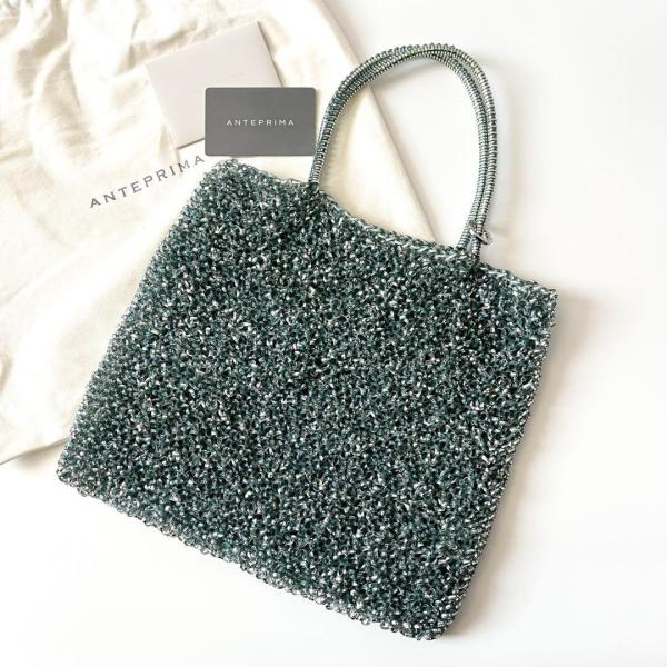ANTEPRIMA（アンテプリマ） ワイヤーバッグ スクエア ライトブルー
