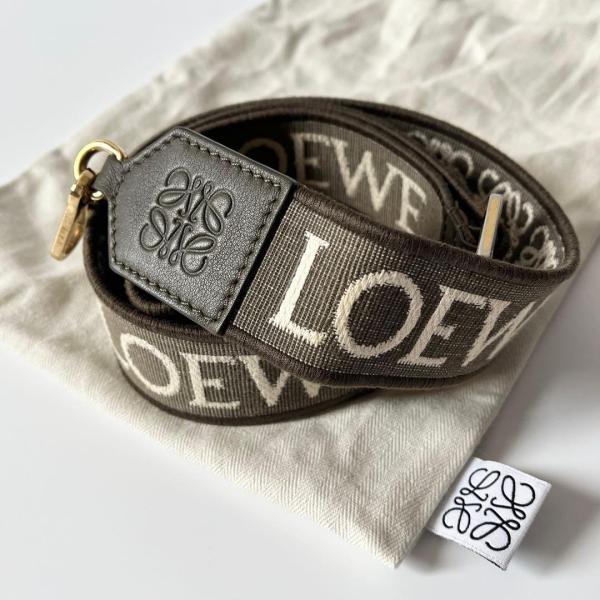 LOEWE（ロエベ） アナグラム ストラップ ジャガード キャンバス カーフ