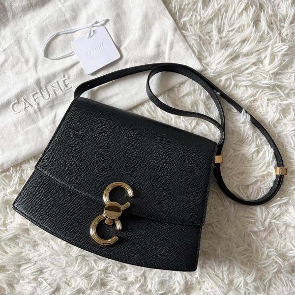 Cafune Pendulumスモール　ショルダーバッグ カフネ　ブラック　黒 CAFUNE カフネ Pendulum Bag ペンデュラム ショルダーバッグ レザー