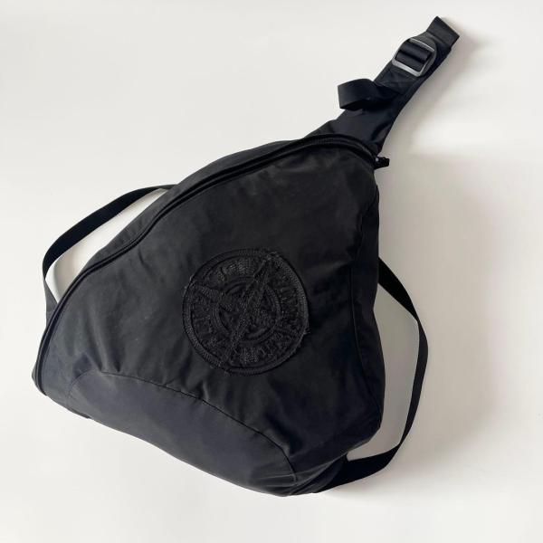【未使用】stone  　ボディバッグ STONE ISLAND ストーンアイランド ボディバッグ ロゴ ナイロン