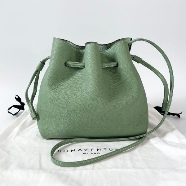 ボナベンチュラ　ノア　シュリンクレザー　2wayバッグ　アトモスグリーン ala-vintage-shop_529