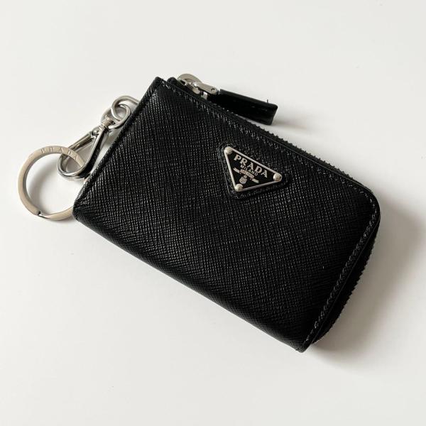 PRADA（プラダ） サフィアーノレザー ミニポーチ キーチェーン