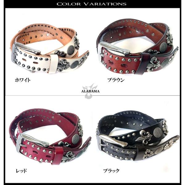 スタッズベルト メンズ 本革 百合 ラウンド スタッズ オイル レザーベルト Buyee Buyee Japanese Proxy Service Buy From Japan Bot Online