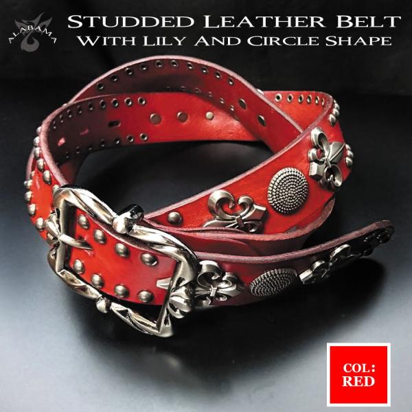 【デッドストック】2006年 イタリア製 RRL ナバホ レザー スタッズベルト RRL｜ダブル アール エルのベルト通販 - ZOZOTOWN