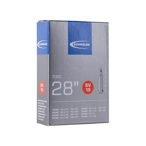 SCHWALBEシュワルベ 品700x18-28Cチューブ 仏式 40? プレスタ バルブ 15SV