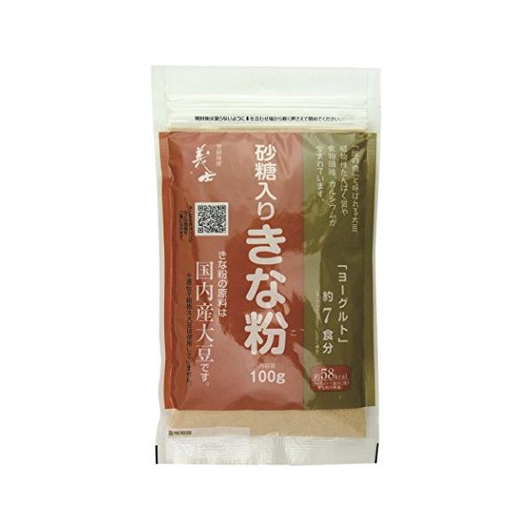 義士 前原製粉 砂糖入りきな粉 100g×5袋