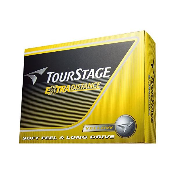 BRIDGESTONEブリヂストン ゴルフボール TOURSTAGE エクストラディスタンス 1ダース 12個入り イエロー TEYX