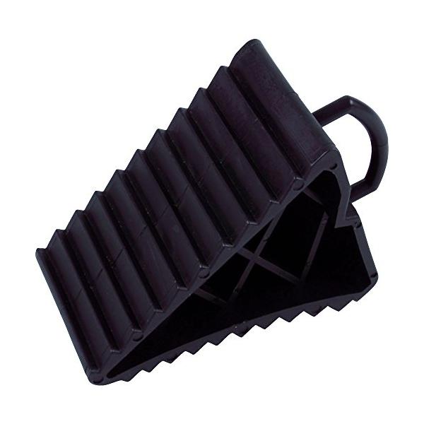 他サイト： TRUSCOトラスコ タイヤストッパー 2個入り 黒 2トン車以下 TTS-2T-BKの商品画像