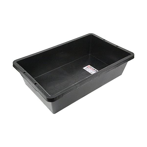 赤長 DIYトロ舟 ブラック 60L 約410×715×207mm