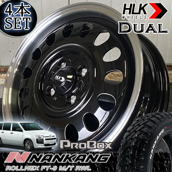 ナンカン 15インチ 5スポークホイールセット NANKANG（ナンカン） 新品 15インチ 5J +35 DUAL プロボックス