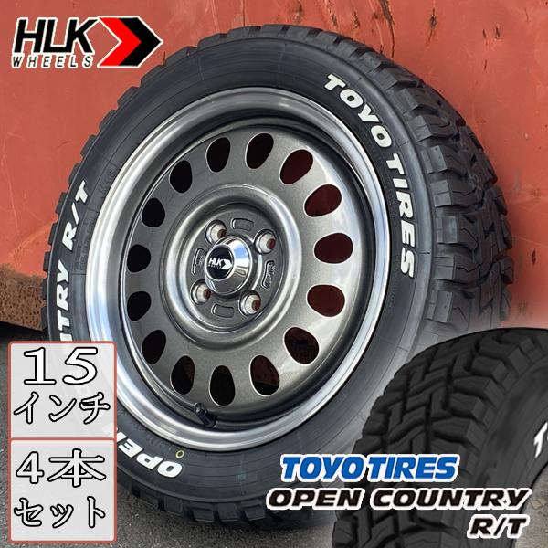 週末値下げ‼️スペーシアギアタイヤ付きホイール4本 OPEN COUNTRY スズキ スペーシア ギア MK53 MK94 スペーシアベース