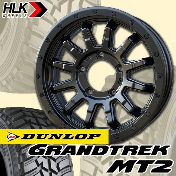 グラントレック MT2 DUNLOP GRANDTREK 195R16 ブラックレター 純正車高