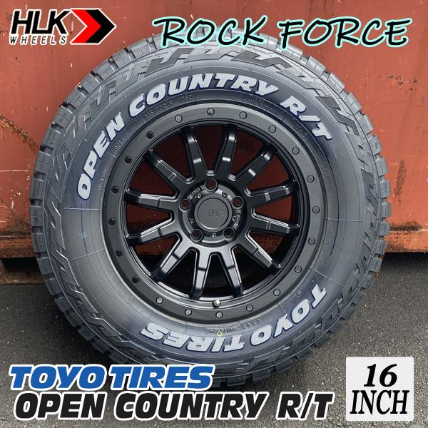 OPEN COUNTRY HLKホイールズ ロックフォース 新品 16インチタイヤ