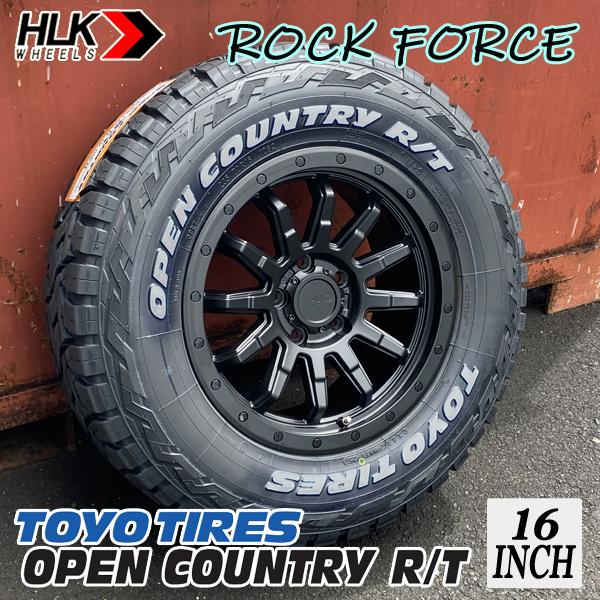 OPEN COUNTRY HLKホイールズ ロックフォース 新品 16インチタイヤ