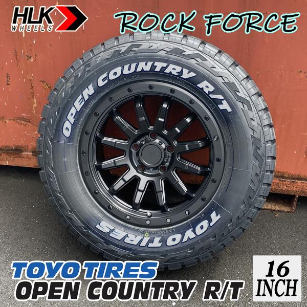 OPEN COUNTRY HLKホイールズ ロックフォース 新品 16インチタイヤ