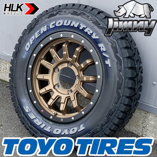 新品タイヤホイール4本セット jimny 185/85R16 ホワイトレター TOYO