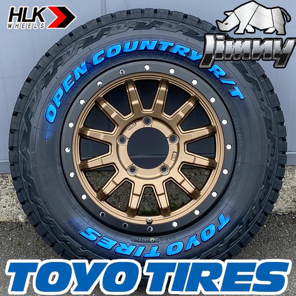新品タイヤホイール4本セット jimny 185/85R16 ホワイトレター TOYO 