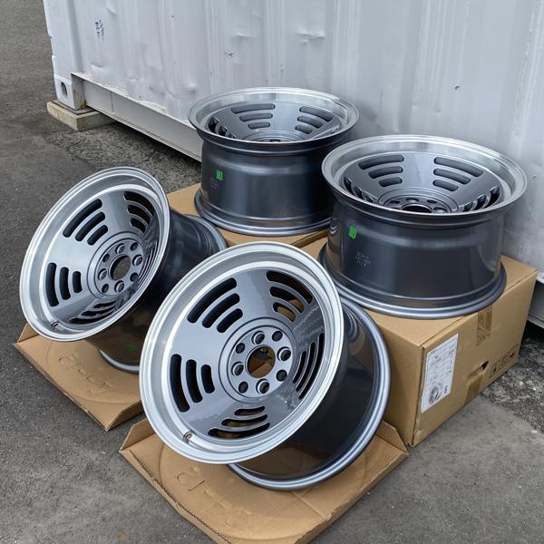 数量限定 新品 15×8.25J ±0 PCD 100 114.3 4穴 15インチホイール4本 