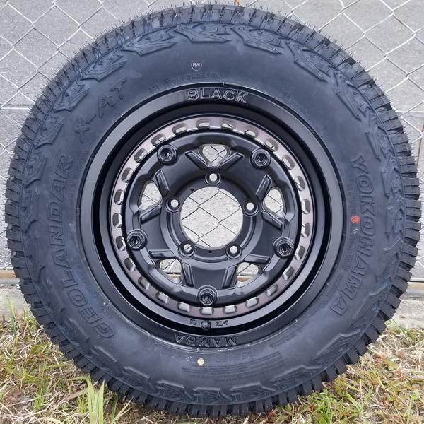 16インチ タイヤホイール 4本セット Ja Jb スズキ Suzuki ジムニー Black Mamba ヨコハマ ジオランダー X At G016 195r16 Bm Jimny G016 3 アラジンホイールズ 通販 Yahoo ショッピング