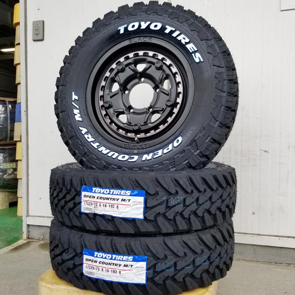 タイヤ・ホイール TOYO TIRES OPEN COUNTRY MT LT225/75 R16 Amazon.co.jp: 4本セット TOYO OPEN COUNTRY M/T 225/75R16 103Q