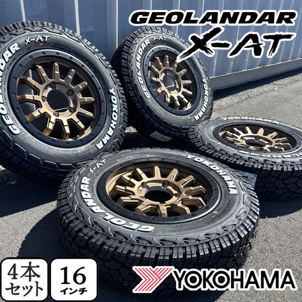 GEOLANDAR ジムニー 16インチ タイヤ ホイール 新品4本セット 185 