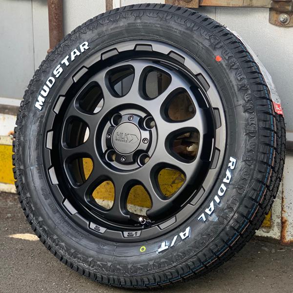 ホワイトレター タイヤホイールセット 14インチ 4本セット 14×4.5J+43 