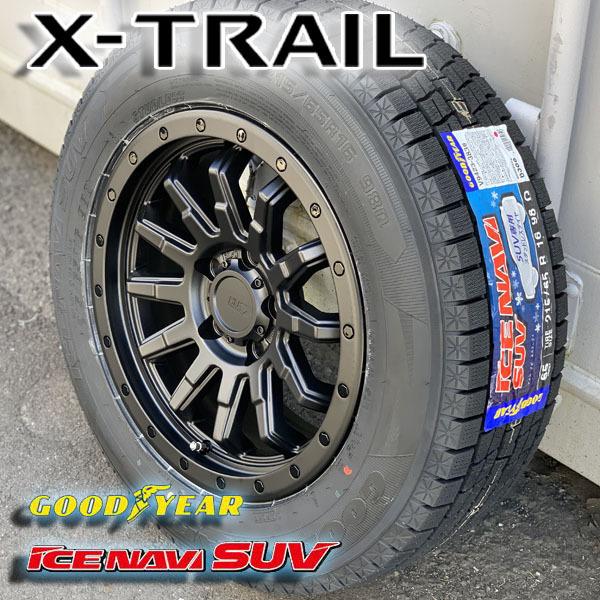エクストレイル　など　グッドイヤー　スタッドレス4本　アイスナビ　SUV ICE NAVI(アイスナビ) SUV 【スタッドレスタイヤ4本set】 GOODYEAR