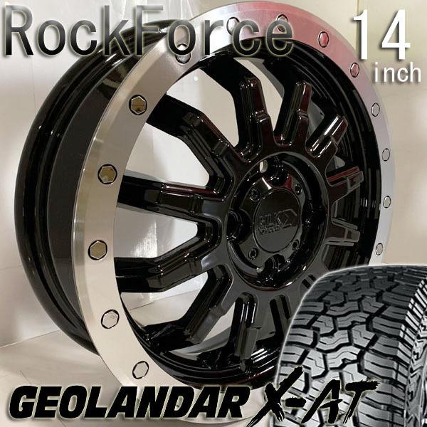 GEOLANDAR 145R14C タイヤ 4本セット　軽トラ　リフトアップ 軽トラ 軽バン リフトアップ 新品 14インチタイヤホイールセット