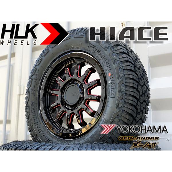 ハイエース等 16インチ アルミホイール 215/55R16 4本セット