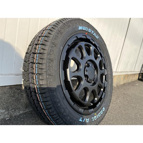 MUDSTAR 純正車高装着可! 14インチ 4.5j+43 155/65R14 新品 4本 タイヤ