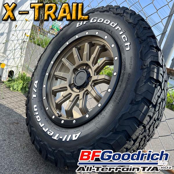 タイヤ・ホイール BF Goodrich 225/70R16 All-Terrain YA2381 BFグッドリッチ デリカ D5 エクストレイル タイヤ ホイールセット BF