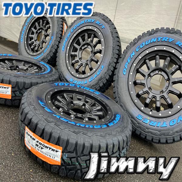 タイヤ走行短め【TOYO オープンカントリー R/T 185/85R16】夏タイヤ【スズキ ジムニー 純正ホイール 16インチ 5.5J5HPCD139.7+22】(MTJ661)クレジットカード QRコード決済可能 Amazon | （タイヤ）トーヨーオープンカントリーR/T 185/85R16 105