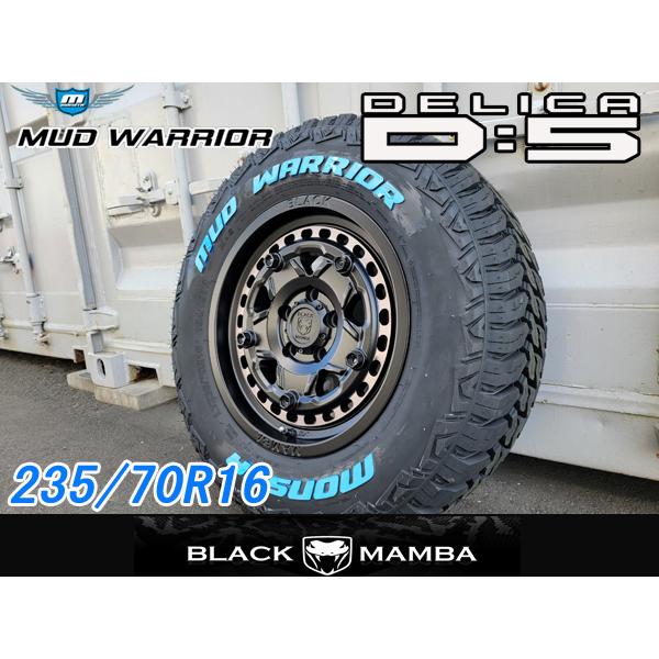 デリカD5 新品 16インチタイヤホイールセット モンスタ マッド 