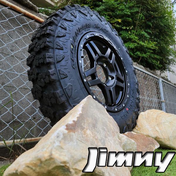 オフロードタイヤ・ホイールセット 6.50-16LT GEOLANDAR 本格オフロードカスタム!! マッドタイヤ ジムニー