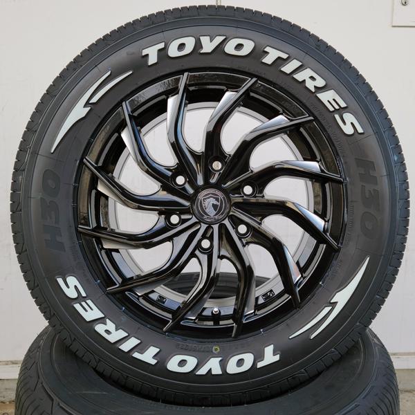 話題の新作タイヤ!! TOYO H30 ハイエース 車検対応 タイヤホイール 4本