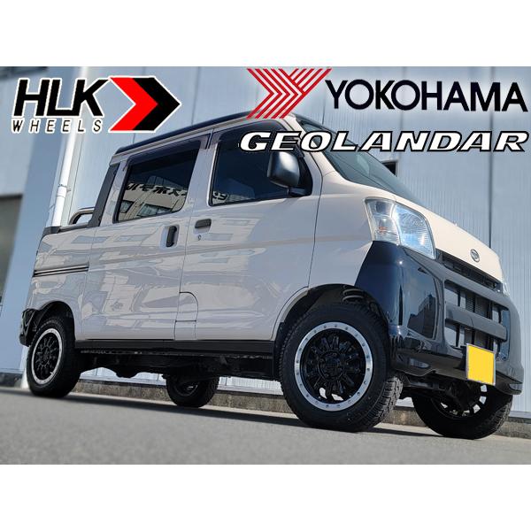 軽トラ 軽バン リフトアップ 新品 14インチタイヤホイールセット ロックフォース ヨコハマ ジオランダー X At G016 145r14 O Rf G016rbl 100 W 19 アラジンホイールズ 通販 Yahoo ショッピング