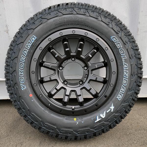 【終了】JB64純正スチール 白　GEOLANDER 195R16C タイヤ ホイール 4本SET GEOLANDAR 195R16 ジムニー 純正車高装着可 16インチ タイヤホイール