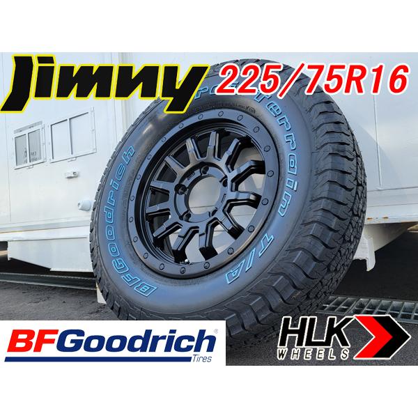BF グッドリッチ トレイルテレン ジムニー 新品 16インチ タイヤ ホイール セット 4本 225/75R16 JB64 JB23 JA11  ホワイトレター