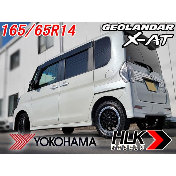 GEOLANDAR タント 新品 14インチ タイヤホイールセット ヨコハマ