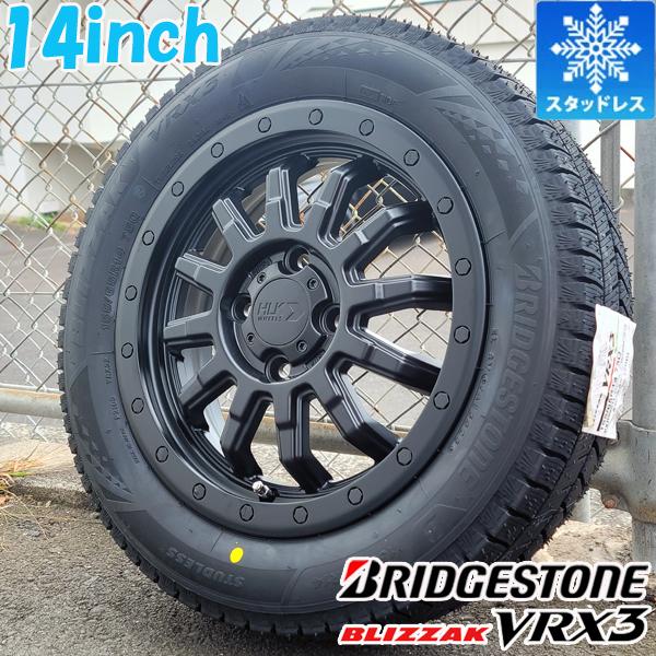 ブリザック VRX3 14インチ ブリヂストン 155/65R14 国産