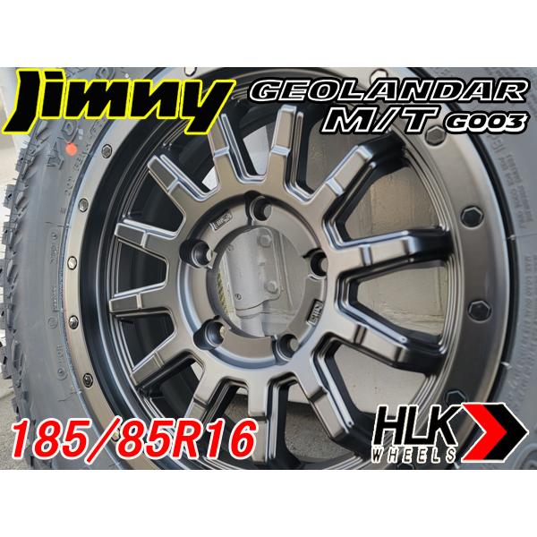 ジムニーホイールYOKOHAMA GEOLANDAR タイヤホイールセット ジムニー 新品 16インチ タイヤホイールセット YOKOHAMA GEOLANDAR M/T